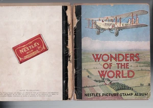MEMORABILIA ,WONDERS OF THE WORLD , NESTLE'S PICTURE STAMP ALBUM, COMPLETE - Picture 1 of 2
