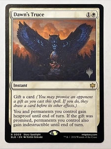 Dawn's Truce R 0009 Rare - PROMO - MTG - LP Non-foil - Promo Pack: Bloomburrow - Bild 1 von 8