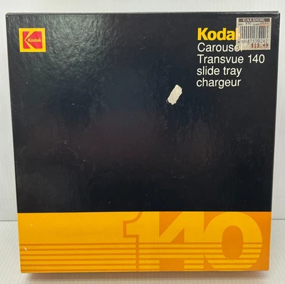 MA6 Vintage Kodak Carousel Transvue 140 Slide Trays w/Original Boxes - Image 1 of 2
