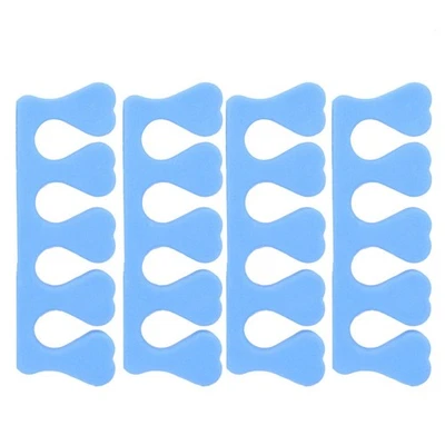 20 pares separadores de esponja de dedo do pé para unhas pedicure - Imagem 1 de 4