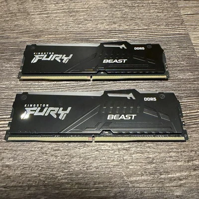 FURY Beast 16GB (2x8GB) 5200MT/s DDR5 RGB Desktop Memory - HP52U40S6HM-8FRA XMP - Image 1 of 4
