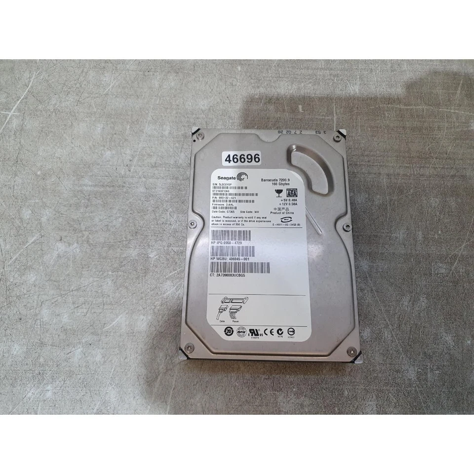 Seagate Barracuda 7200.9 ST3160812AS Internal Hard Drive 160GB 3.5" 7200RPM - Image 1 of 4