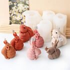 Durable Rabbit Mould Bunny Mould Flexibility Candle Silicone Molds 1 Pc