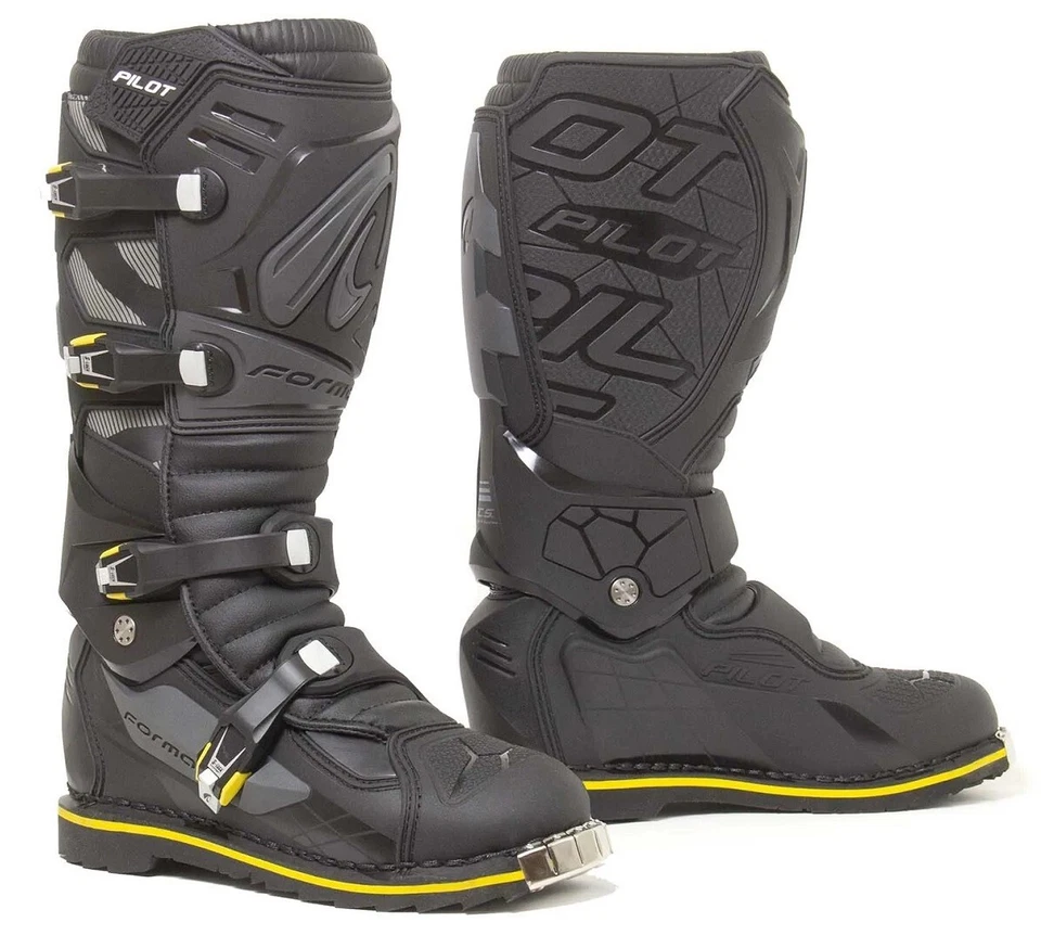Botas Moto Suela Enduro Rótula Forma PILOT ENDURO Negro Black TG 44 - Imagen 1 de 2