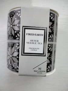 Fired Earth brand new SMALL candle in ceramic pot, Silver Needle tea - Picture 1 of 6