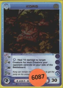 (6087) KORG 55/45/80/35/30 Rare Foil Chaotic Card - Unused Code - Picture 1 of 1