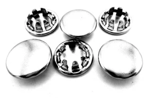 Enchufe de tapa de agujero - Acero niquelado - Se adapta a orificio de 7/16" - Imagen 1 de 12