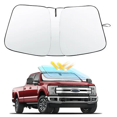 Para 2017-2022 Ford Super Duty F250 F350 F450 F550 pára-brisa viseira solar - Imagem 1 de 4