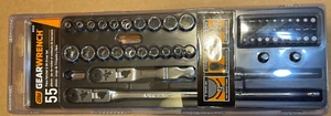 GETRIEBESCHLÜSSEL 1/4 Zoll Antrieb 6-Punkt SAE/Metrisch Slim Ratsche und Steckschlüssel Werkzeug Set - Bild 1 von 4