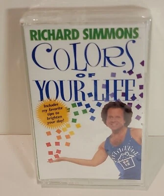 NEW Richard Simmons Colors of Your Life Cassette Tape Exercise Sports Health  - Image 1 of 4