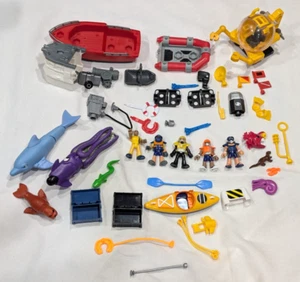 Imaginext Sea Creature Figure & Vehicle Lot Otter Squid Dolphin Anglerfish - Picture 1 of 15