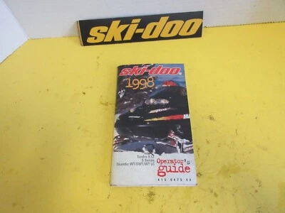 1998 ski-doo tundra II LT skandic WT/SWT/ WT LC  operator's guide #415047500 - Image 1 of 3