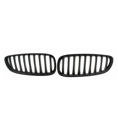 Para BMW Z4 E89 2009-2015 convertible línea única negro mate parrilla delantera 2 piezas Foto 1 de 2
