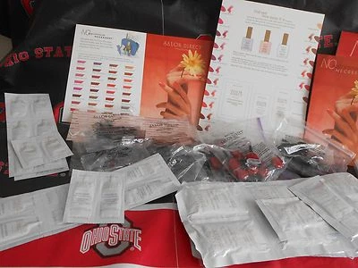 玫琳凯销售工具沙龙直接指甲样品和唇彩卡 — 第 1/4 张图片