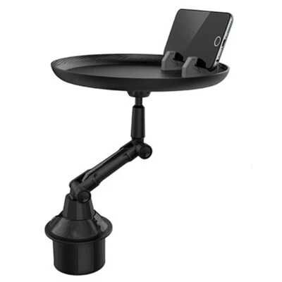 Car Tray Table Cup Bottle Storage Tidy Organiser Drink Food Holder W/Phone Mount - Image 1 of 4
