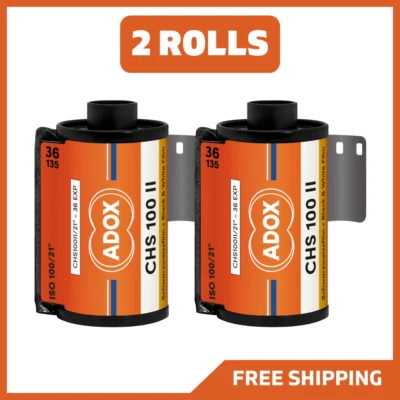 2 rollos - Película negativa ADOX CHS 100 II B&W blanco y negro 36 exp 35 mm   Foto 1 de 4