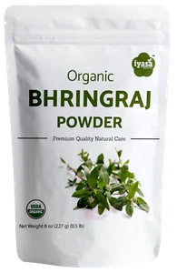 Organic Bhringraj Powder for Hair Growth, Eclipta alba Herbal Hair Care 8, 16 oz - Picture 1 of 16