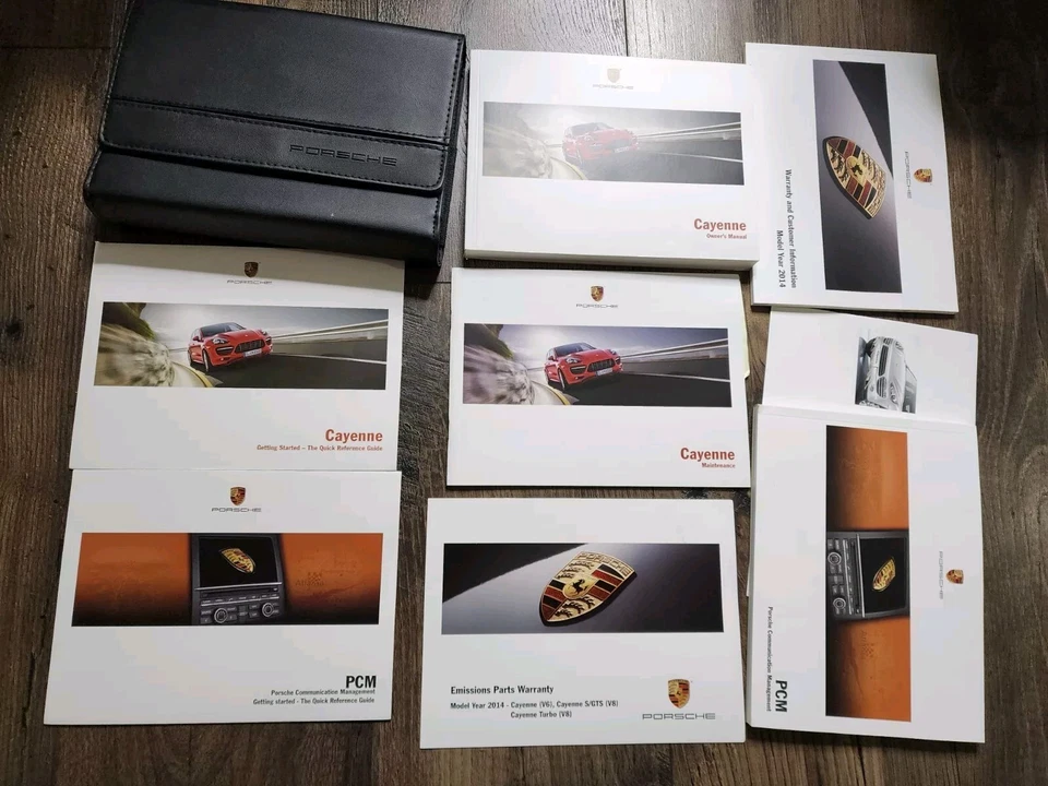 2014 Porsche Cayenne Genuine Factory OEM Owners Manual Set - Image 1 of 1