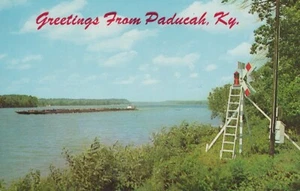 Saludos desde Paducah, Kentucky - RPPC sin publicar - Imagen 1 de 3