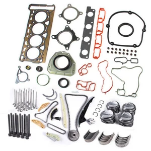 1.8T Gaskets Kit& &23mm Piston Ring &Timing Kit Fit For AUDI A4 TT VW Jetta Golf - Picture 1 of 12