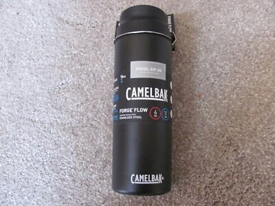 Новая дорожная кружка CamelBak 16 унций Forge Flow с вакуумной изоляцией из нержавеющей стали - черная - Изображение 1 из 4