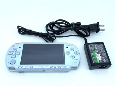 SONY PSP-2000 Console Felicia Blue Charger & New Battery & Memory Stick Tested - Image 1 of 4