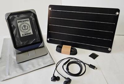 NEW Apocalypse Almanac Solar Prepper Survival 6 inch Ereader for SHTF 256GB  - Image 1 of 4
