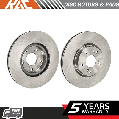 Rotores de freno de disco delanteros 2 piezas para Honda Civic 2006-2015 Acura CSX 2007-2010 Foto 1 de 4