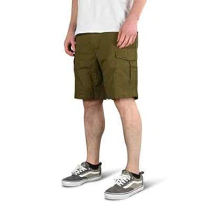 Volcom Miter III 20" Cargo Shorts - MIL Green - Picture 1 of 6