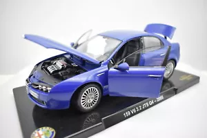 Modellino auto ALFA ROMEO 159 scala 1:24 diecast modellismo statico collezione f - Imagen 1 de 11