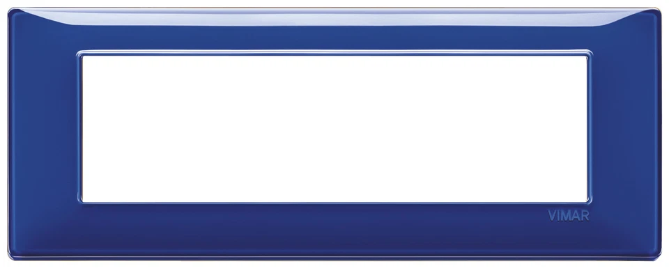 VIMAR 14657.50 PLACCA 7 MODULI REFLEX ZAFFIRO SERIE PLANA - Immagine 1 di 1