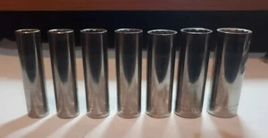 MADE IN USA 7 Piece Craftsman 12 Point 3/8 Drive Deep Metric Sockets - Picture 1 of 2