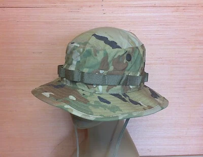 USGI OCP Scorpion Camo Hot Weather Ripstop Jungle Boonie Sun Hat Cap All Sizes - Image 1 of 4