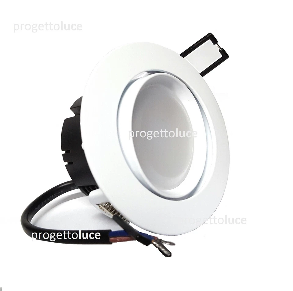 FARETTO AD INCASSO LED DI FORMA ROTONDO DA 6W CON LUCE ORIENTABILE BENOVO UGR19 - Immagine 1 di 1