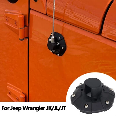 Cubierta base antena para Jeep Wrangler JK JL JLU JT Rubicon Sahara Sport 2007-2021 Foto 1 de 4