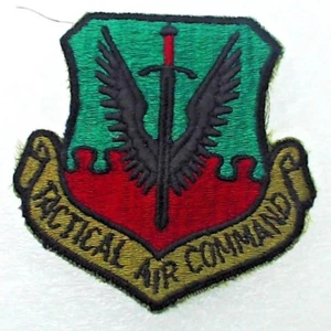 ORIGINAL US AIR FORCE USAF SQUADRON PATCH TACTICAL AIR COMMAND SUBDUED - Picture 1 of 1
