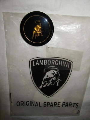 Lamborghini Miura Volante Insignia Cuerno Emblema Nuevo de Lote Antiguo Foto 1 de 4