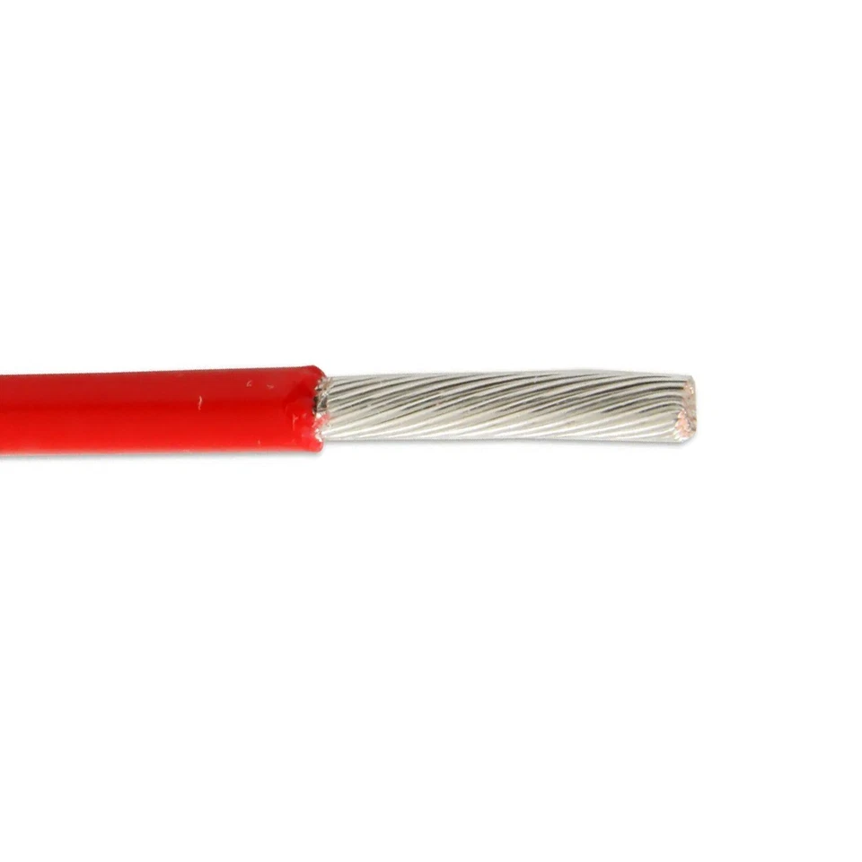 M22759/11-12-2 12 AWG 19 Strand 200°C Mil-Spec Hook-Up Lead Wire Red 600V - Imagem 1 de 1
