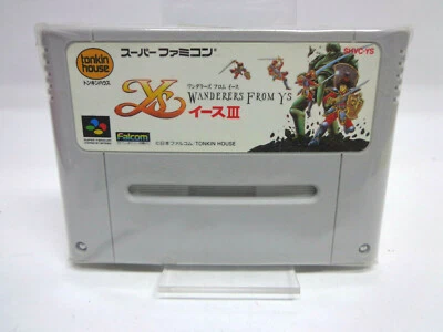 Nintendo SNES Spiel - Ys III (3): Wanderers from Ys (Modul)(NTSC-JP IMPORT)  - Bild 1 von 2