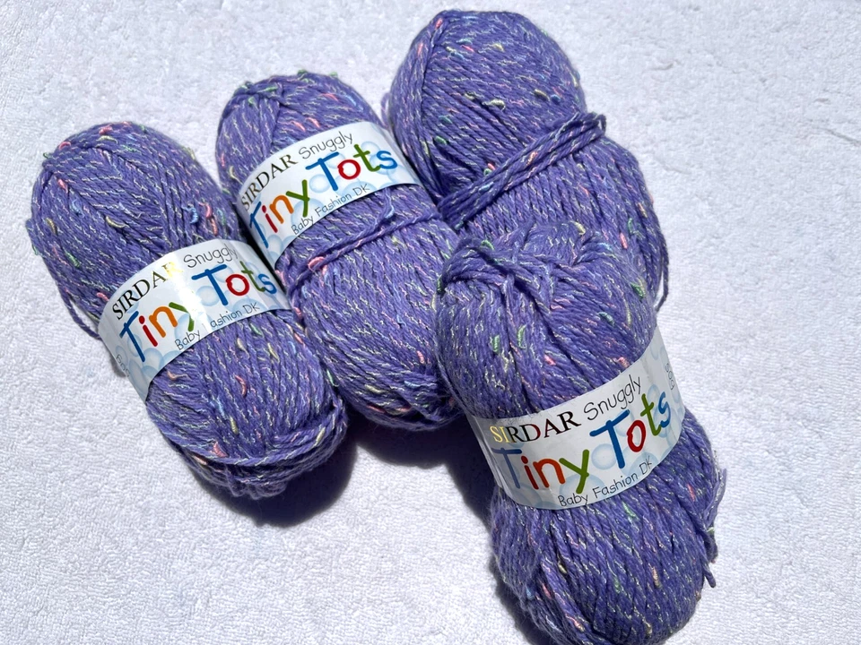 Sirdar Tiny Tots yarn - 1 remaining lot of 4 skeins - Image 1 of 2