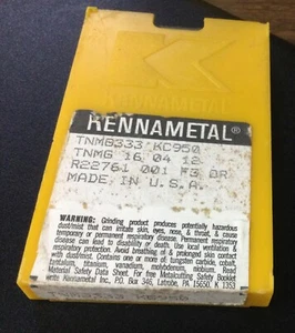 INSERTI TORNITURA IN CARBURO KENNAMETAL - RIVESTITI - Foto 1 di 2