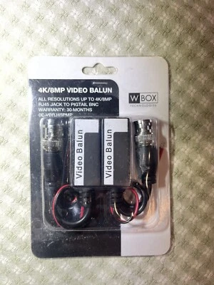 WBOXTECHNOLOGIES 4K/8MP Video Balun W Box Technologies