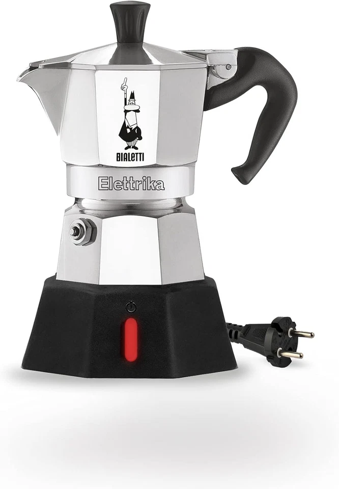 BIALETTI CAFFETTIERA ESPRESS Elettrika MOKA 2 TZ DA CASA / VIAGGIO