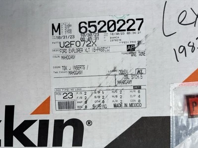 Fundas de asiento Ford Explorer XLT 2023 | delanteras | traseras | reposabrazos | reposacabezas Foto 1 de 4