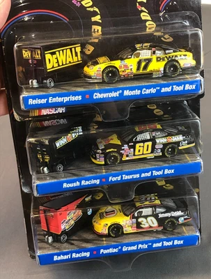 Hot Wheels Racing PIT CREW DEWALT/WINN DIXIE/JIMMY DEAN Herramienta de Coche Caja 1:64 Diecast Foto 1 de 4