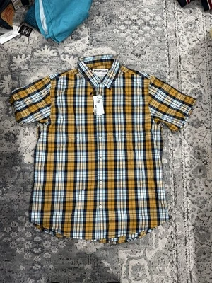 Caterpillar Men’s Size M Button Up Short Sleeve NWT - Image 1 of 3
