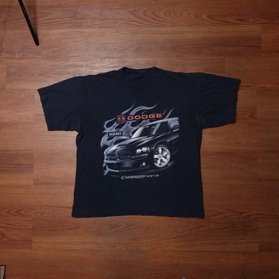 Camiseta Dodge Charger Hemi 2007 XL negra Foto 1 de 4