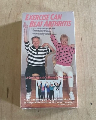 EXERCISE CAN BEAT ARTHRITIS (1990) Sealed Betamax Medical Fitness Senior Workout - Image 1 of 4