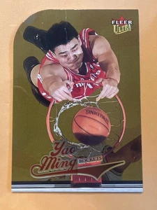Yao Ming 2004-05 Fleer Ultra GOLD MEDALLION #127 HOF Houston Rockets Die-Cut NBA - Picture 1 of 2
