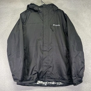 Chaqueta Columbia Para Hombre Grande Negra Tipton Peak II Aislada Omni Tech Senderismo - Imagen 1 de 6